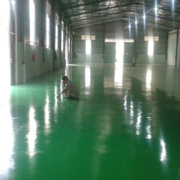 thi công nền epoxy nhà xưởng